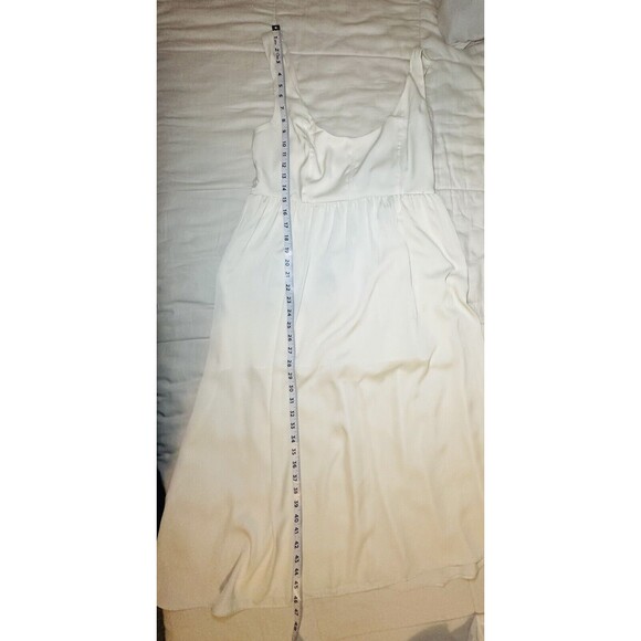 REVOLVE WeWoreWhat Corset‎ Midi Romantic Feminine White Dress SIZE LARGE NWT - Picture 7 of 13